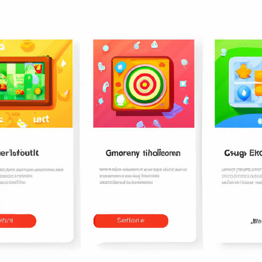 Gallery snapshot: three microgames on mobile